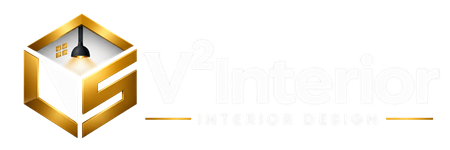 Luxury Gold V²Interior Design Logo